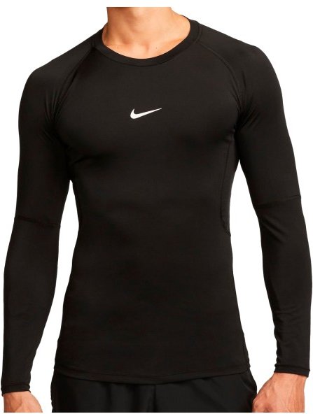 Nike - Pro Dri-FIT L/S - Funktionsshirt Gr L schwarz
