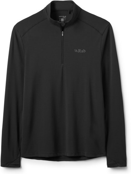 Rab - Force L/S Zip - Funktionsshirt Gr S schwarz