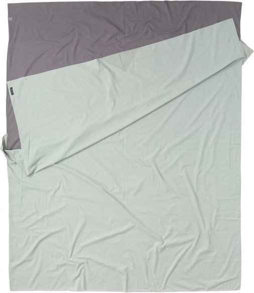Thumbnail - Cocoon - TravelSheet Cotton ''Double'' - Reiseschlafsack Gr 220 x 180 cm - Double grau