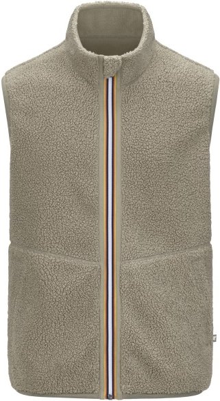 K-Way - Yannick Sherpa Polar Double - Fleeceweste Gr XXL beige