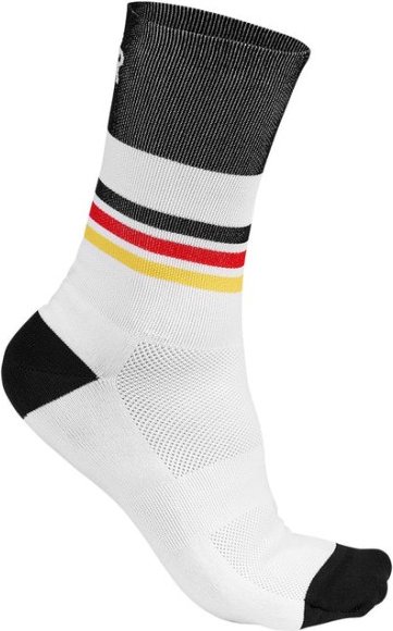 Bioracer - German Classic Socks 2023 - Radsocken Gr 36-38 - S weiß