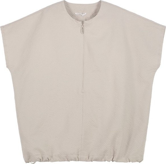 Jeanne Baret - Women's Sunflower Short-Sleeved Blouse - T-Shirt Gr 46 beige/grau