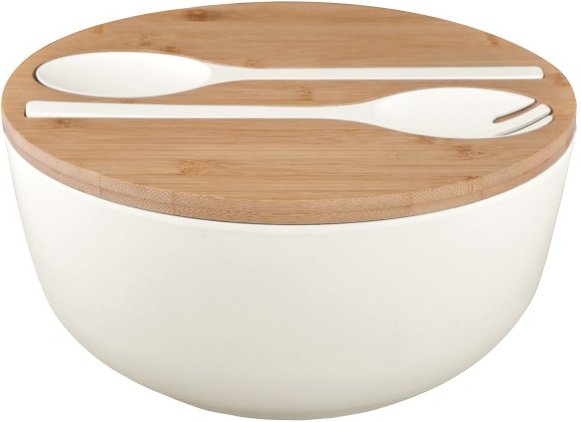 Brunner - Salad Bowl Greenkick - Geschirr-Set Gr Ø 25 cm beige/weiß
