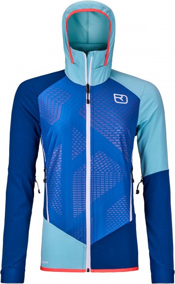 Thumbnail - Ortovox - Women's Col Becchei Jacket - Softshelljacke Gr M blau