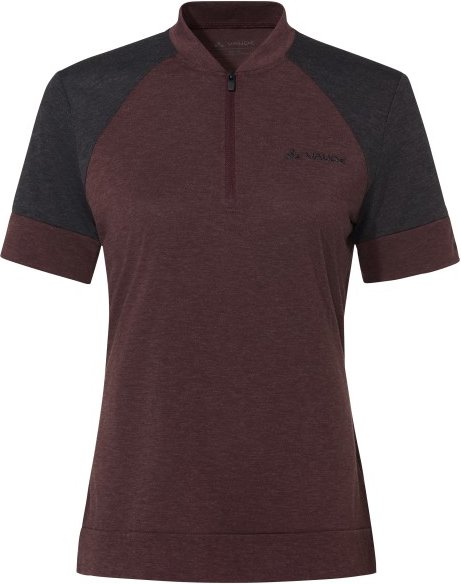 Vaude - Women's Altissimo Q-Zip Shirt - Radtrikot Gr 40 braun