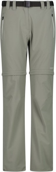 CMP - Women's Zip Off Pant - Zip-Off-Hose Gr 34 grau/oliv