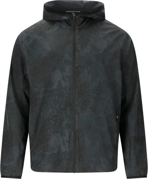 ENDURANCE - Braylen AOP Jacket - Laufjacke Gr L schwarz/grau