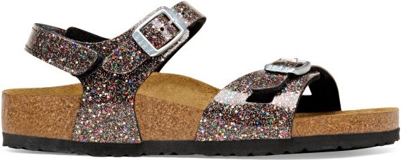 Birkenstock - Kid's Rio AS Birko-Flor Cosmic Sparkle - Sandalen Gr 31 - Narrow braun