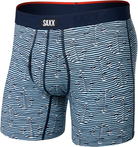 Saxx - Vibe Xtra Boxer Brief Fly - Kunstfaserunterwäsche Gr L blau