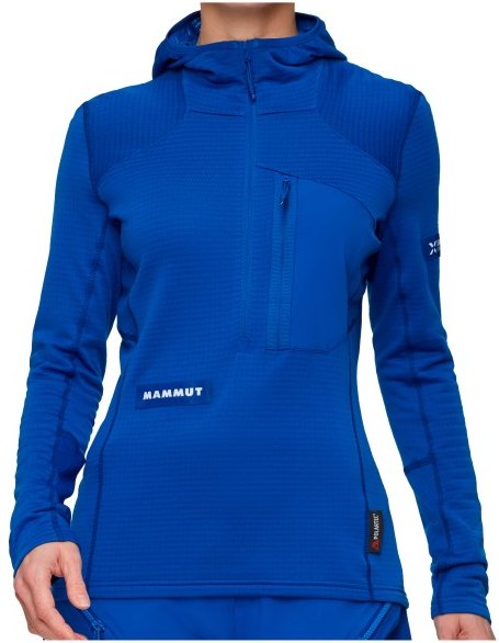 Thumbnail - Mammut - Women's Eiger Nordwand Advanced FL Half Zip - Fleecepullover Gr L blau