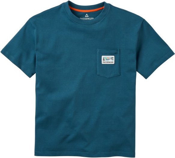 Passenger - Sunset Textured Relaxed T-Shirt - T-Shirt Gr XXL blau