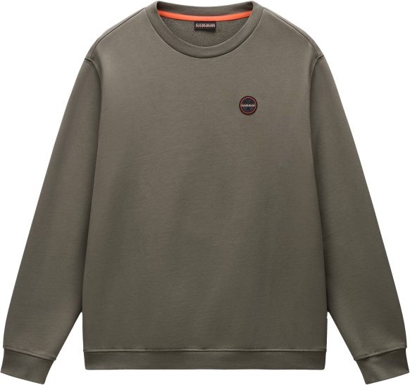 Thumbnail - Napapijri - B-Badge Crew 1 - Pullover Gr XL braun/grau