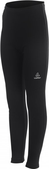 Thumbnail - Löffler - Kid's Tights Evo Thermo-Innenvelours - Langlaufhose Gr 128 schwarz
