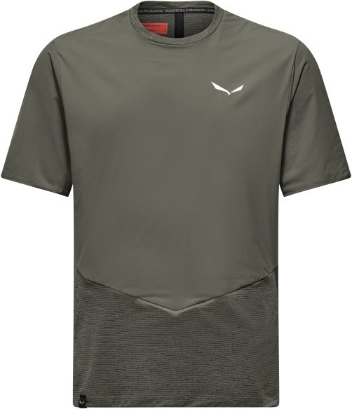 Salewa - Pedroc Dry Wind T-Shirt - Funktionsshirt Gr 50 grau/oliv