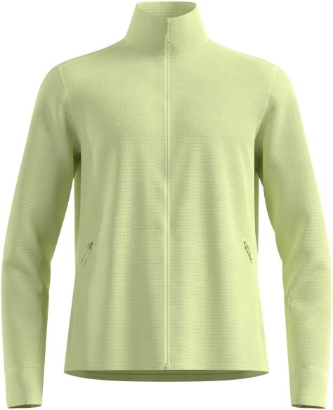Odlo - Mid Layer Full Zip Grid Fleece - Fleecejacke Gr S grün
