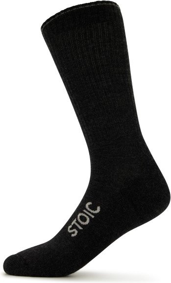Stoic - Merino Wool Silk Hiking Socks - Wandersocken Gr 45-47 schwarz