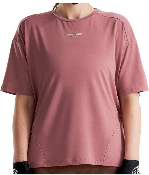 Thumbnail - PEPPERMINT - Women's Peak Short Sleeve Jersey - Radtrikot Gr XS rosa