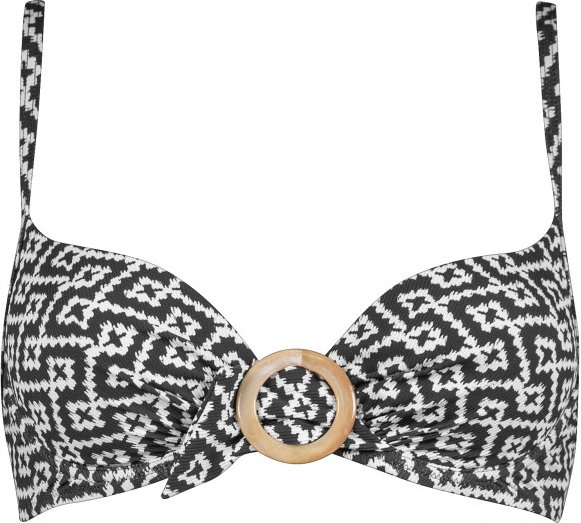 Watercult - Women's Bikini Top Ethno Craft - Bikini-Top Gr 36 - Cup C grau