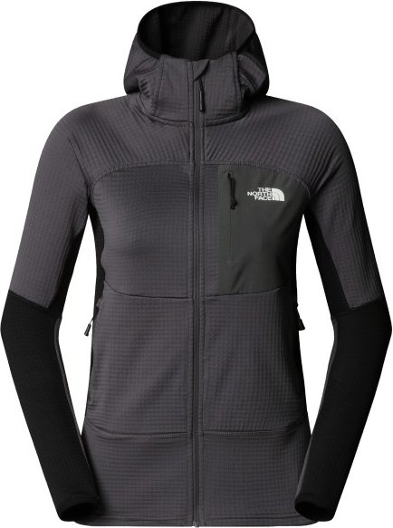 Thumbnail - The North Face - Women's Polartec Powergrid Stormgap Hoodie - Fleecejacke Gr XL grau