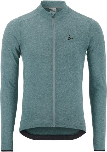 Craft - Core Bike Essence Wool L/S Jersey - Radtrikot Gr M türkis