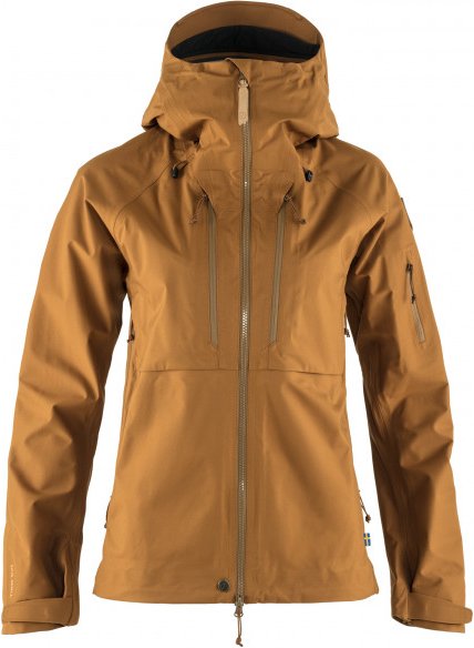 Fjällräven - Women's Keb Eco-Shell Jacket - Regenjacke Gr XL braun