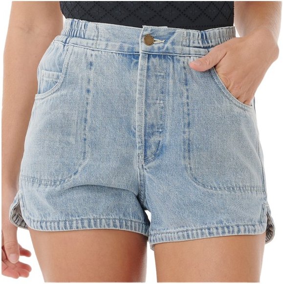 Rip Curl - Women's Pacific Rider Denim Short - Shorts Gr L grau