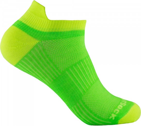 Wrightsock - Coolmesh II Low Tab - Multifunktionssocken Gr M grün