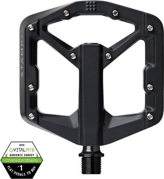 Crankbrothers - Stamp 3 Magnesium - Plattformpedale Gr Small schwarz