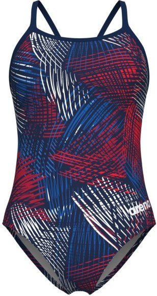 Thumbnail - Arena - Women's Team Energy Swimsuit Lightdrop Back - Badeanzug Gr 32 blau