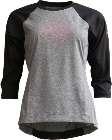 Zimtstern - Women's Pureflowz Shirt 3/4 - Radtrikot Gr M grau