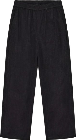 KnowledgeCotton Apparel - Women's Posey Linen-Mix Pants - Freizeithose Gr S schwarz