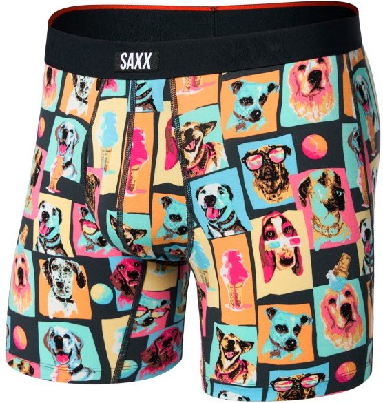 Saxx - Vibe Xtra Boxer Brief Fly - Kunstfaserunterwäsche Gr XL bunt