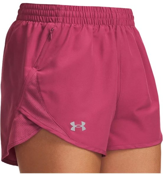 Under Armour - Women's Fly By 3'' Short - Laufshorts Gr XL rosa