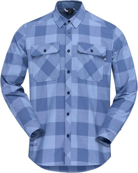 Norrøna - Femund Flannel Lightweight Shirt - Hemd Gr XL blau