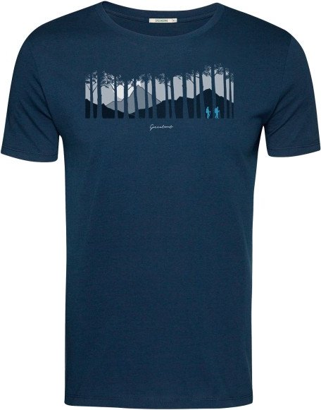 GreenBomb - Nature Forest Couple Guide T-Shirt - T-Shirt Gr XL blau