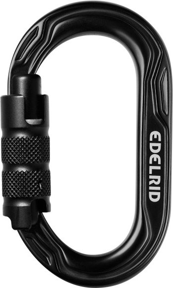 Edelrid - Kiwi Triple - Verschlusskarabiner Gr One Size schwarz