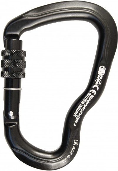 Kong - Ferrata Screw Sleeve - Klettersteig-Karabiner grau/schwarz