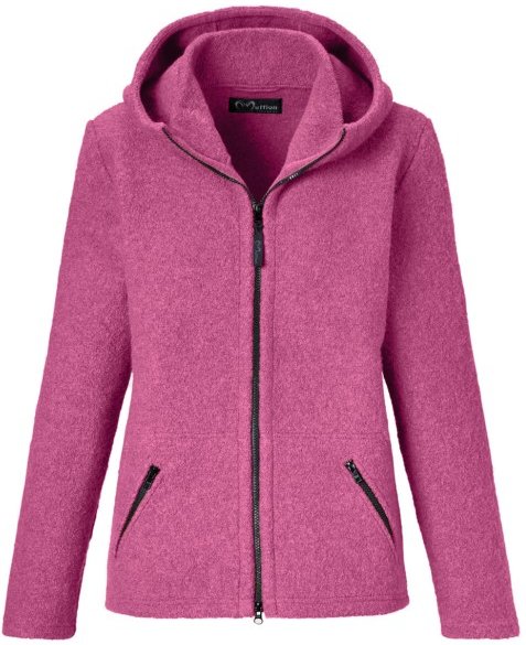 Thumbnail - Mufflon - Women's Jula - Wolljacke Gr M rosa
