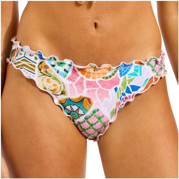 Seafolly - Beach Bohème Hipster - Bikini-Bottom Gr 34 orange