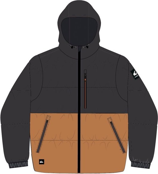 Quiksilver - Highland Jacket - Skijacke Gr L grau