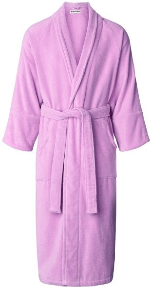 Bongusta - Naram Bathrobe - Bademantel Gr S/M rosa/lila