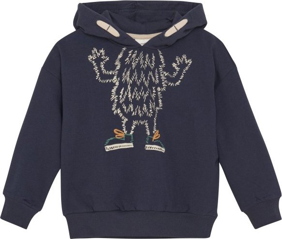 Minymo - Kid's Sweatshirt L/S No. 134014 - Hoodie Gr 122 blau