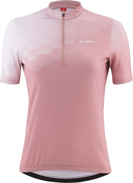 Löffler - Women's Bike Jersey Half-Zip Prisma Mid - Radtrikot Gr 40 rosa