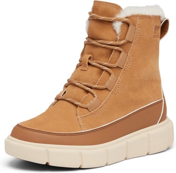 Thumbnail - Sorel - Youth Explorer III Lace WP - Winterschuhe Gr 33 beige/orange