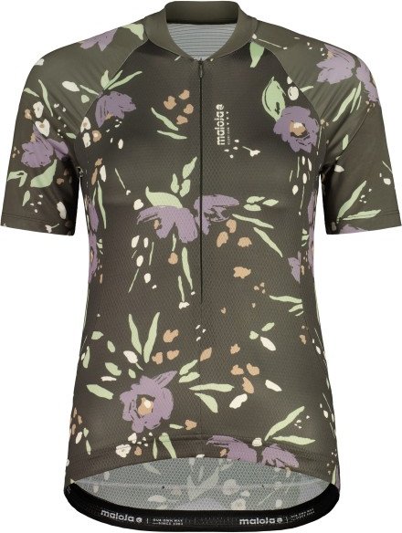 Maloja - Women's VilsaM. AOP 1/2 - Radtrikot Gr L braun