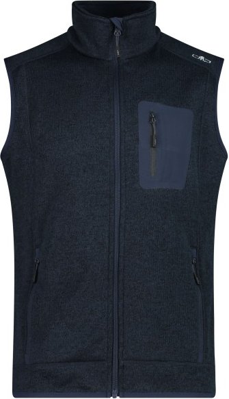 CMP - Vest Jacquard Knitted - Fleeceweste Gr 48 blau