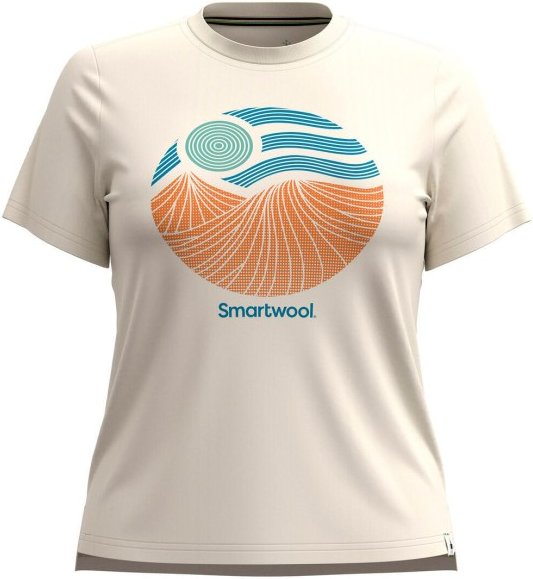 Thumbnail - Smartwool - Women's Horizon View Graphic Short Sleeve - Merinoshirt Gr L grau