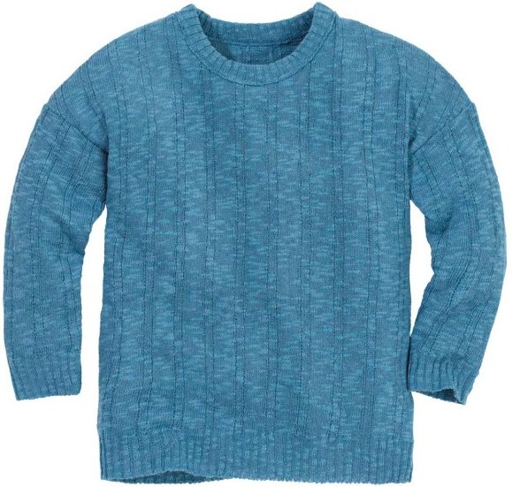 disana - Kid's Leinen-Pullover - Pullover Gr 98/104 blau