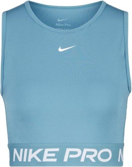 Nike - Women's Pro Dri-Fit Cropped Tank Top - Tank Top Gr L türkis