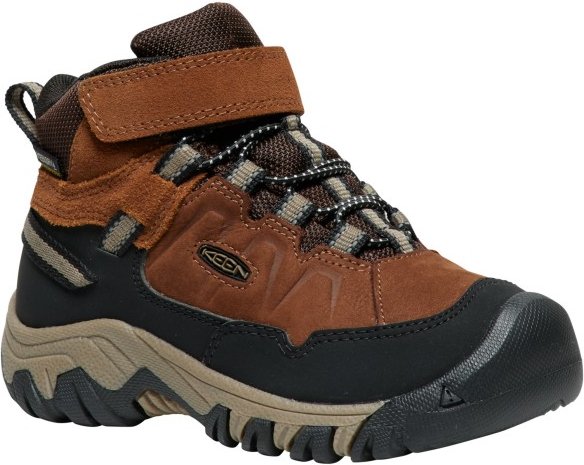 Keen - Kid's Targhee IV Mid WP - Wanderschuhe Gr 30 braun/schwarz
